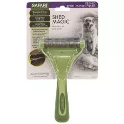 Інструмент Safari Shed Magic NEW для линяючої вовни собак , LARGE 8,9х16,5 см (W6127_NEW)