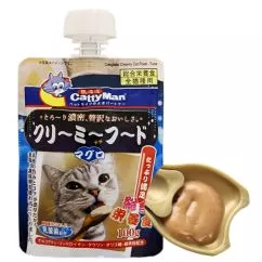 Вологий корм CattyMan ТУНЕЦЬ У ВЕРШКАХ (Creamy Tuna) для котів , 0.1 кг (Z1598)