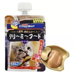 Вологий корм CattyMan МАКРЕЛЬ У ВЕРШКАХ (Creamy Bonito) для котів , 0.1 кг (Z1599)