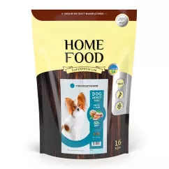 Сухой корм Home Food Dog Adult Mini гипоаллергенный "Форель с рисом" 1,6кг (1027016)