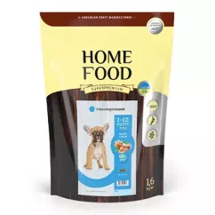 Сухой корм Home Food Puppy Mini гипоаллергенный "Форель с рисом" 1,6кг (2027016)