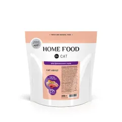 Сухой корм Home Food Cat Adult для британских пород «Индюшка и телятина» 0,2кг (3098002)