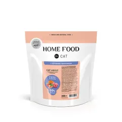 Сухой корм Home Food Cat Adult с чувствительным пищеварением «Ягнятина и лосось» для стерилизованных 0,2кг (3088002)