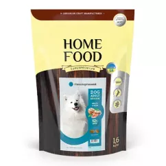 Сухой корм Home Food Dog Adult Medium гипоаллергенный "Форель с рисом" 1,6кг (1028016)
