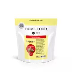 Сухой корм Home Food для взрослых собак средних пород "Мясное ассорти" 0,3кг (1068003)