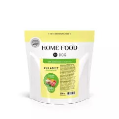 Сухой корм Home Food Dog Adult Medium/Maxi для активных собак и юниоров "Ягнятина с рисом" 0,3кг (1048003)