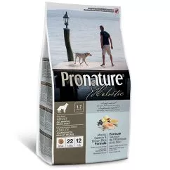 Сухий корм Pronature Holistic (Пронатюр Холистик) з атлантичним лососем та коричневим рисом для собак , 13.6кг Пакунок (ПРХСВАЛКР13_6)