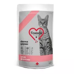 Сухой корм 1st Choice (ФестЧойс) ДЕРМА (Adult Derma) корм для кошек, 0.32 кг Упаковка (ФЧКВД320)