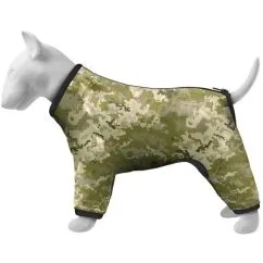 Ветровка для собак WAUDOG Clothes, рисунок "Милитари", M45, В 55-60 см, С 37-40 см (393-4026)