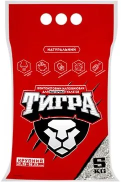 Наполнитель для кошачьих туалетов Тигра 5 кг, красный (5202)
