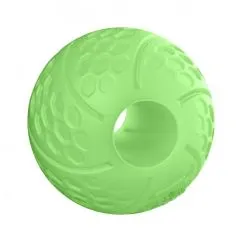 Мячик светонакопительный WAUDOG Fun с отверстием для лакомств, 7 см (6209)