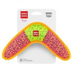 Іграшка для собак WAUDOG Fun, "Бумеранг", 24 x 14 см рожевий (62077)