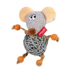 Мишка з дзвіночком GiGwi Catch&Scratch, 8 см (2300)