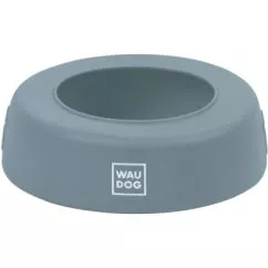 Миска-непроливайка WAUDOG Silicone, 1 л сірий (507911)
