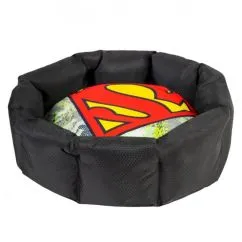 Лежанка для собак WAUDOG Relax "Супермен", со сменной подушкой, M, Ш 42 см, Дл 52 см, В 19 см (225-2005)