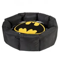 Лежанка для собак WAUDOG Relax "Бэтмен 2", со сменной подушкой, S, Ш 34 см, Дл 45 см, В 17 см (224-0151)