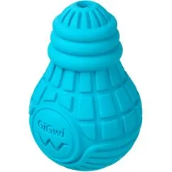 Лампочка резиновая GiGwi Bulb Rubber, резина, S, голубая (2336)