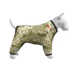 Ветровка для собак WAUDOG Clothes, рисунок "Милитари", M47, В 69-72 см, С 47-50 см (394-4026)