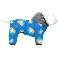 Вітровка для собак WAUDOG Clothes, малюнок "Прапор", XS25, 36-38 см, З 26-28 см (5325-0229)