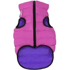 Курточка для собак AiryVest двусторонняя, размер S 30, розово-фиолетовая (1611)
