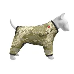 Курточка-накидка для собак WAUDOG Clothes, малюнок "Мілітарі", M, А 37 см, B 52-62 см, З 37-46 см (504-4026)