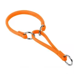 Ошейник-удавка рывковый Collar WAUDOG GLAMOUR (диаметр 10мм, длина 50 см) оранжевый (75414)