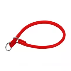 Ошейник-удавка рывковый Collar WAUDOG GLAMOUR (диаметр 10мм, длина 50 см) красный (75413)