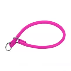 Нашийник-зашморг ривковий Collar WAUDOG GLAMOUR (діаметр 10мм, довжина 50 см) рожевий (75417)