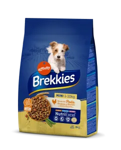 Сухий корм Brekkies Dog Mini для дорослих собак маленьких порід з куркою 3 кг (927401)