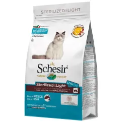 Сухой корм Schesir Cat Стерилизованная рыба (Sterilized Fish) монопротеин. для кошек, 0.4кг (ШКВСР0,4)