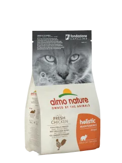 Сухой корм Almo Nature Holistic Cat для взрослых кошек со свежей курицей 0,4 кг (605)