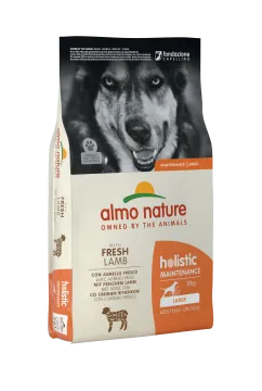Сухой корм Almo Nature Holistic Dog L для взрослых собак больших пород со свежим ягненком 12 кг (761)