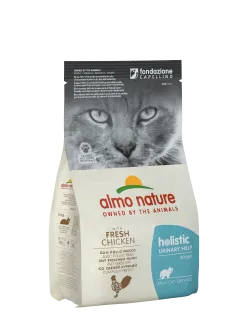 Сухой корм Almo Nature Holistic Cat для профилактики мочекаменной болезни у взрослых кошек со свежей курицей 0,4 кг (665)