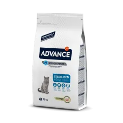 Сухой корм Advance Cat Sterilized для стерилизованных кошек с индейкой 1,5 кг (577219)