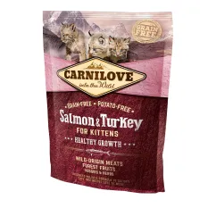 Сухий корм для кошенят Carnilove Cat Salmon & Turkey Kitten 400 г (лосось та індичка) (170190/2232)