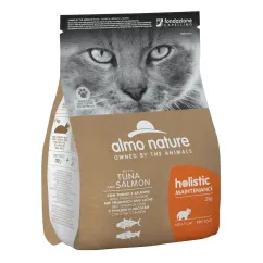 Сухий корм Almo Nature Holistic Cat для дорослих котів з тунцем і лососем 2 кг (6812)