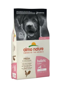 Сухий корм Almo Nature Holistic Dog L для цуценят великих порід зі свіжою куркою 12 кг (760)