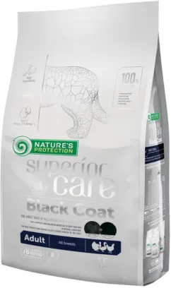 Сухой корм Nature's Protection Black Coat Adult All Breeds 1.5кг (NPSC45790)