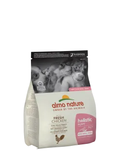 Сухий корм Almo Nature Holistic Dog XS-S для цуценят маленьких порід зі свіжою куркою 2 кг (710)