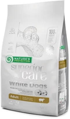Сухий корм Nature's Protection White Dogs Adult Small and Mini Breeds 1.5кг (NPSC45663)