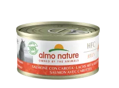 Вологий корм Almo Nature HFC Cat Jelly, 70 г лосось з морквою (5032H)