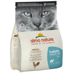 Сухой корм Almo Nature Holistic Cat для профилактики мочекаменной болезни у взрослых кошек со свежей курицей 2 кг (675)