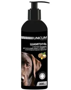 Шампунь UNICUM для собак с маслом макадамии 200 мл (UN-021)
