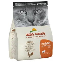 Сухой корм Almo Nature Holistic Cat для взрослых кошек со свежей курицей 2 кг (625)