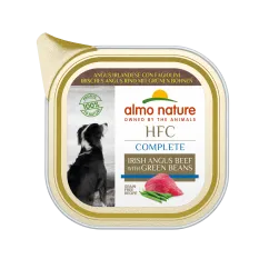 Вологий корм Almo Nature HFC Dog Complete, 85 г ірландська яловичина ангус і зелена квасоля 9801)