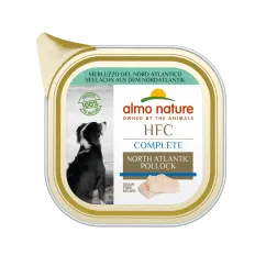 Вологий корм Almo Nature HFC Dog Complete, 85 г північноатлантичний минтай (804)
