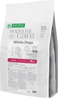Сухий корм Nature's Protection White Dogs White Fish Junior All Sizes, 10 кг (NPSC47595)