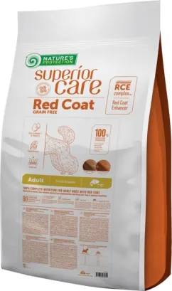 Сухой корм Nature's Protection Red Coat Grain Free Adult Small Breeds with Salmon 10 кг (NPSC47231)
