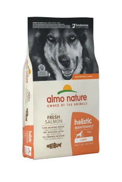 Сухой корм Almo Nature Holistic Dog L для взрослых собак больших пород со свежим лососем 12 кг (765)