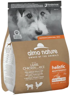 Сухий корм Almo Nature Holistic Dog для собак маленьких порід з ягням, куркою і рисом 2 кг (6911)